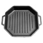 10" Grill Pan Ridged Pre-Seasoned Cast Iron