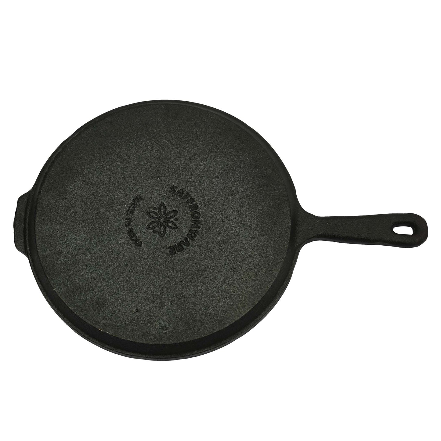 Super smooth!! 10.5" Tawa with Handle Pre-Seasoned Cast Iron